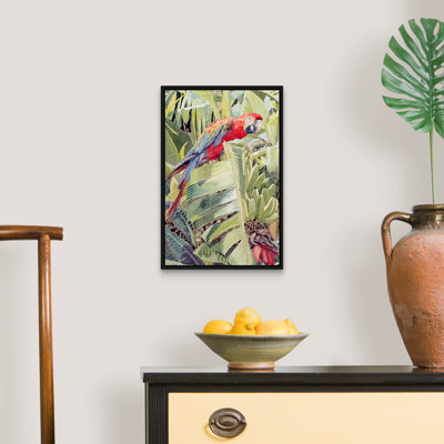 «Jungle Parrot» par Felicity House, reproduction sur toile