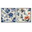 Ewenn - Ensemble de 2 collages carrés botaniques abstraits-101843814-101843815