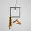 Allyssa 1 - Light White Square/Rectangle Pendant-40239213