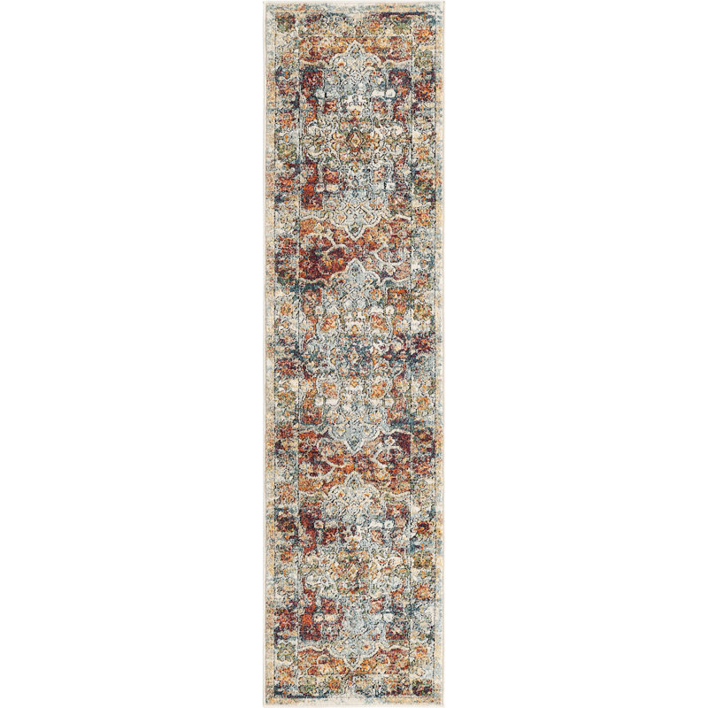 Mekalah Oriental Indoor Rug, Runner 2' x 8'