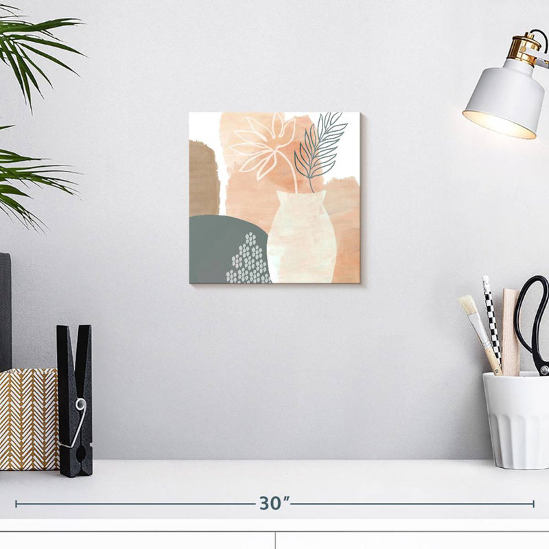 Vase Harnek Blush II, H 10 po x l 10 po