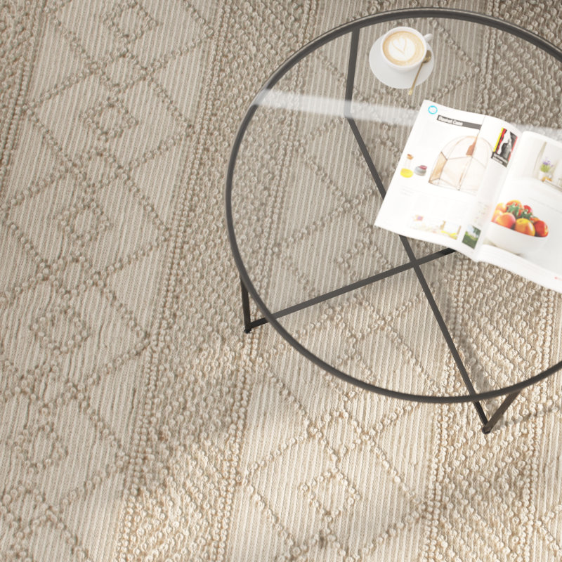 Geometric Indoor Rug, Rectangle 8' x 10'