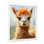 Brun majestueux Alpaca Portrait II - Alpaca, art mural-872245900-838419030