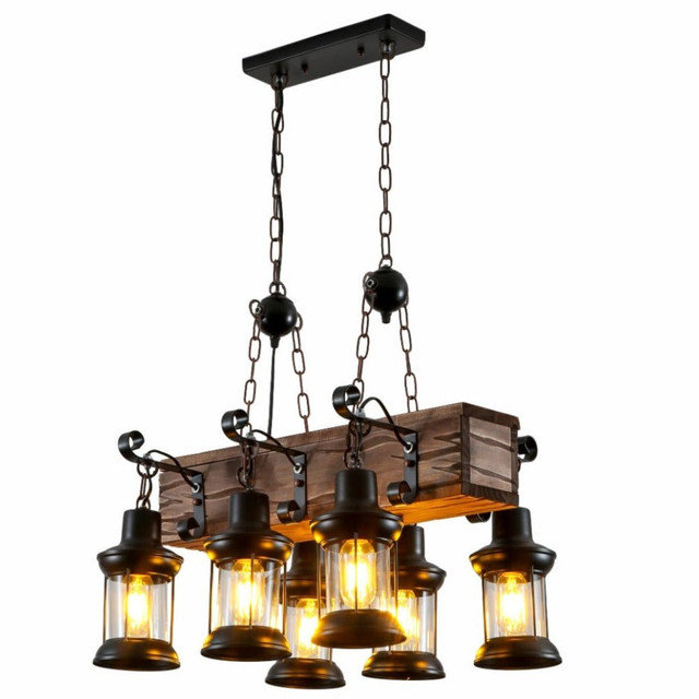 Briarcliffe 6 - Light Kitchen Island Chandelier