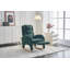 Chaise berçante en tissu avec repose-pieds Teddy-199263665