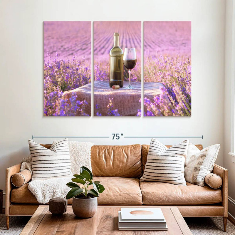 Yarlin Wine Romance, 42" H x 65" W