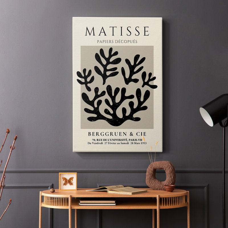 Matisse CLV, reproduction encadrée - galerie Cavas, H 18 po x l 12 po