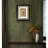 18X22" Framed Antiqued Art Print . Vintage Style Wood Frame 2 Decorative Wall Art. For