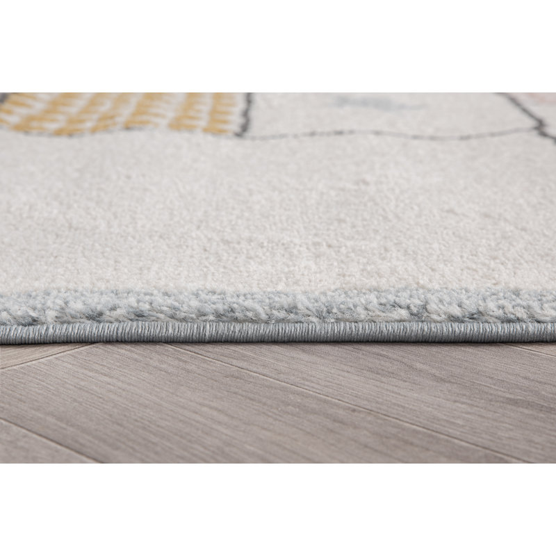 Yeghia Machine Made 39.37cm X 59.06cm Indoor / Outdoor Area Rug