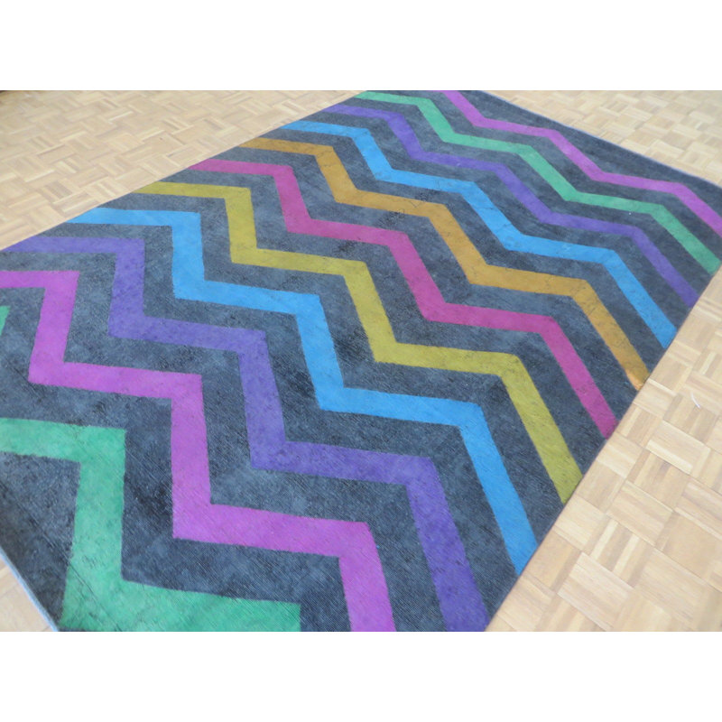 Beane One-of-a-Kind 7'6" X 11' Wool Area Rug in Black