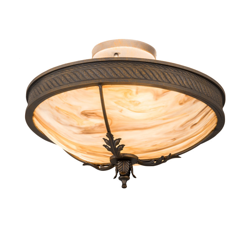 Hoja 3 - Light Semi Flush Mount