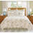 Althea Green/Gold/Begie Cotton Reversible Quilt-700588049