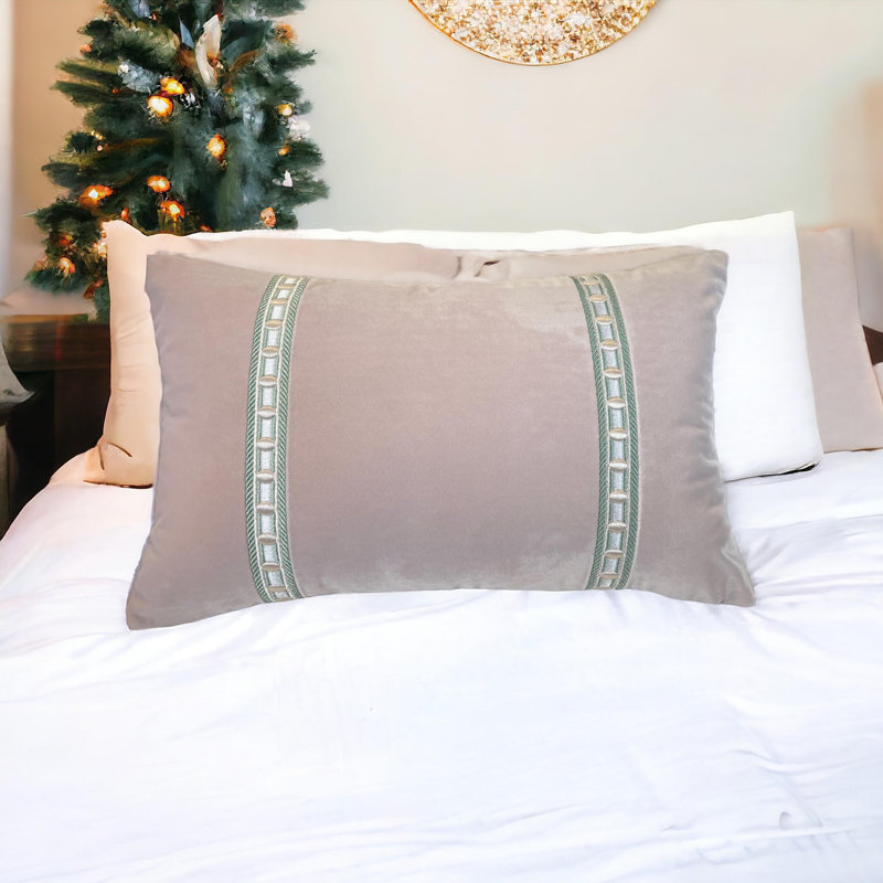 Housse de coussin en velours