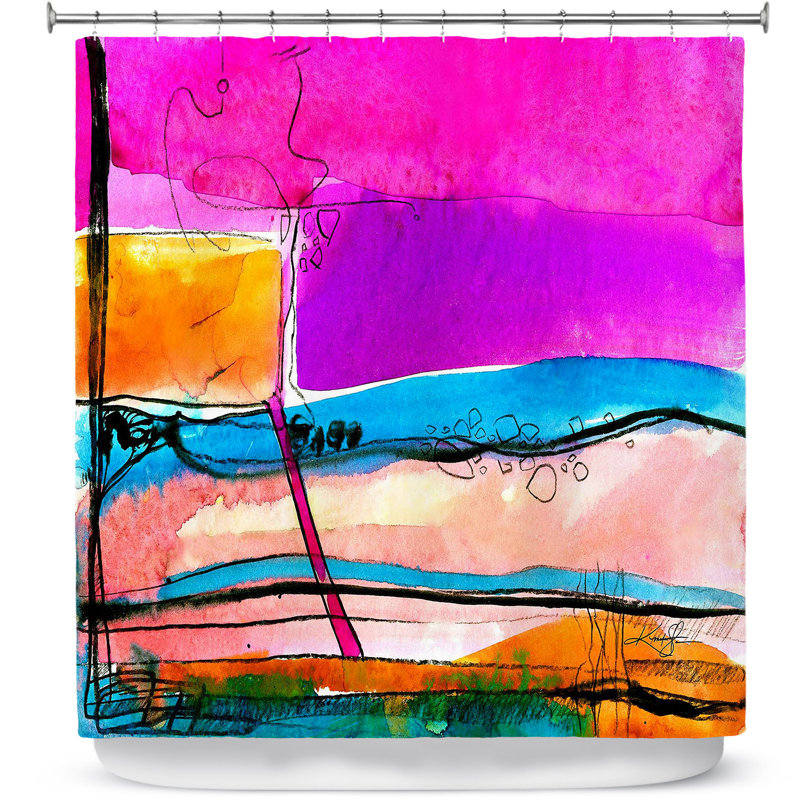 Rideau de douche simple Abstraction XXVII