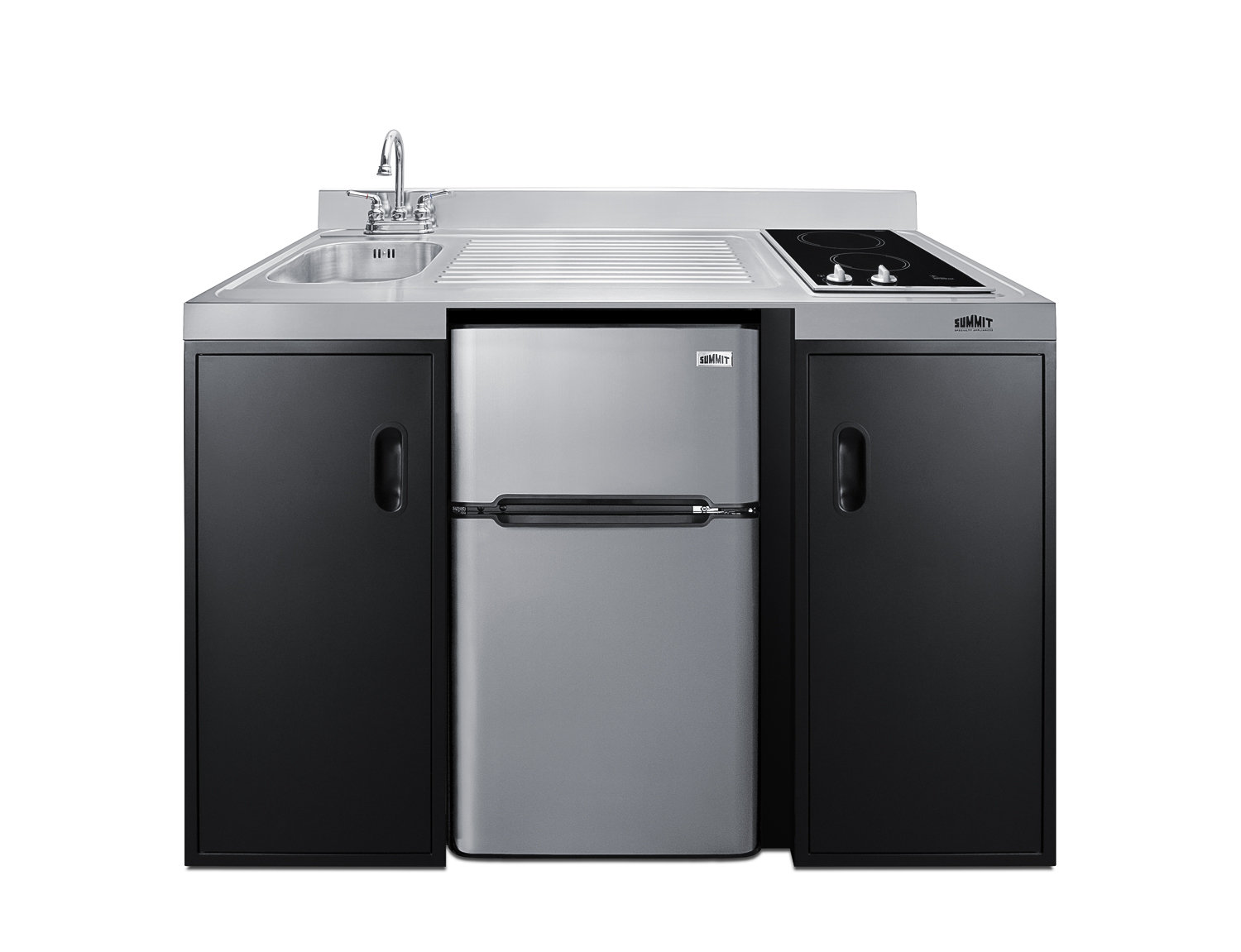 Summit Appliance 30 in. Compact Kitchen in Black