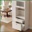 Armoire de rangement autoportante haute de 71 pouces avec portes et tablettes-3679123