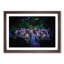 Neon Flamingos in Abstract - Framed Print-55727545-55727549