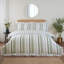 Maya Frilled Cotton Blend Striped Duvet Cover Set-124538015-124538014