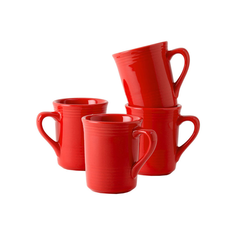 Grande tasse à café Arsène, Rouge Cayenne