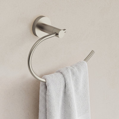 Wall-Mount Hand Towel Ring Bath Hardware Accessory
