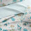 Westsands Blue/White Microfiber Reversible Quilt Set-1245781701