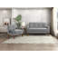 Modern Living Room Causeuse Chenille Upholstery Coils Coils-121069062