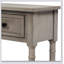 Console rustique avec deux tiroirs de rangement et une tablette inférieure, facile à assembler pour le salon et le vestibule-347680070