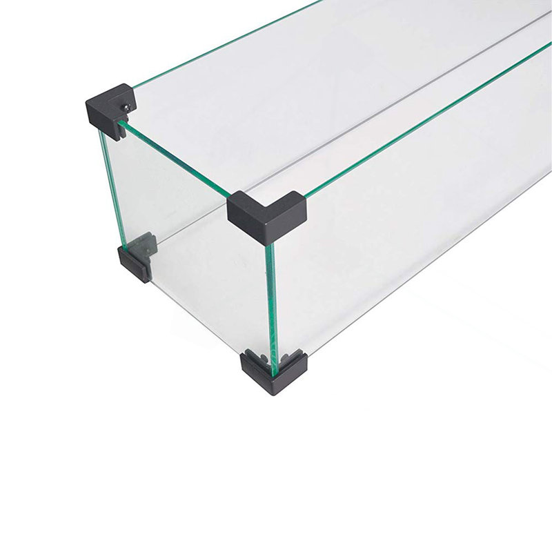 Rectangle Propane Fire Pit Table