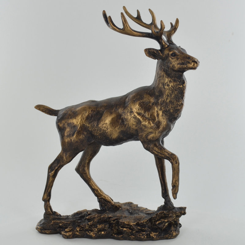 Highland Monarch Bronze Sculpture Merchant Figurine