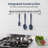 600ºF High Heat-Resistant Silicone Spatula Set Of 3, Seamless BPA-Free Kitchen Baking Cooking Mixing Scraping Flexible Rubber Silicone Scraper For Cake Non-Stick Cookware-71102566