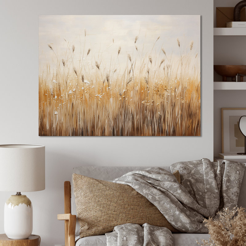 Prairies majestueuses prairies sur toile, H 30 po x l 40 po x P 1,5 po, Toile tendue