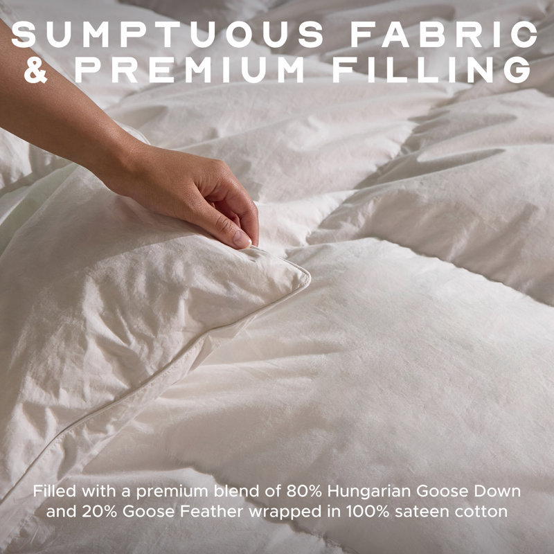 Retreat Snuggledown Sumptuous Goose Down Duvet 10.5 Tog All Year Round Premium Machine Washable, Kingsize