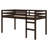 Sturdy Wooden Loft Bed with Ladder & Strong Slat Support-1663515497