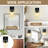 Single-light Bathroom Vanity Light 2-pack With Clear Shade, Modern Style For Vanity Mirror-1645164976-1645164977