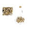 Modern 3 Light Gold Confetti Pendant-70079948