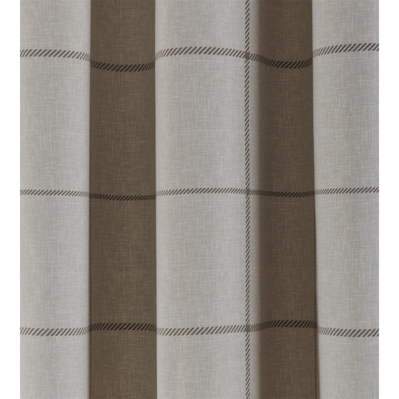 Room Darkening Curtain Panel Pair, 168 W x 183 D cm, Natural