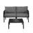 Bates Outdoor Conversation Set With Cushions-418675278-422881884