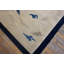Antique Ivory Wool Chinese - Peking Knotted 1930s Small Scatter Size Rectangle Rug
