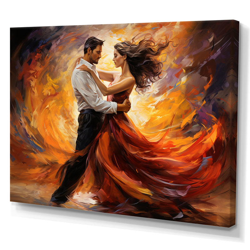 Soulful Dancing II, reproduction d'art sur toile, Toile tendue, H 24 po x l 32 po x P 1 po