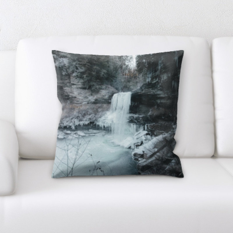 Winter Microsuede Reversible Throw Pillow