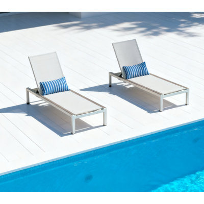 Jarin Outdoor Chaise Lounge Set Of Two
