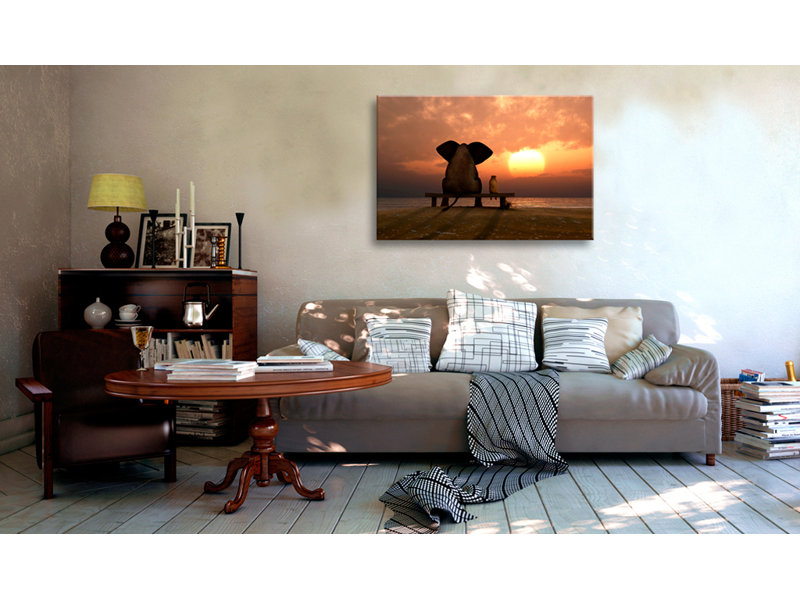 No Frame Print on Canvas, 120cm H x 80cm W
