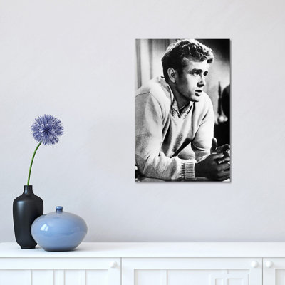 James Dean (1931-1955) - Wrapped Canvas Print