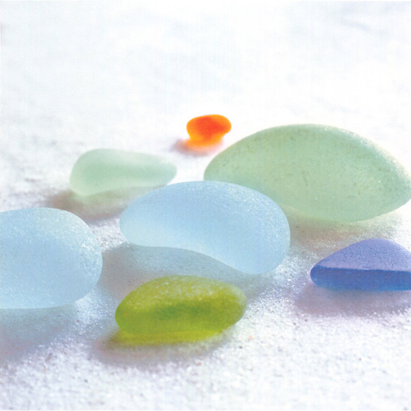 Verre de mer - doucement arrondi MCG-P1081B, H 20 po x l 20 po