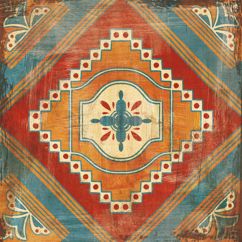 Moroccan " Moroccan Tiles V V2 " by Cleonique Hilsaca, 12" H x 12" W