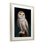 «Snowy Owl King», reproduction sous verre encadrée, design par Lucia Heffernan
