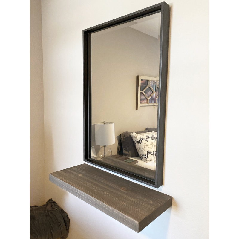 Devyn Pine, 2" H x 24" W x 10" D, Gray