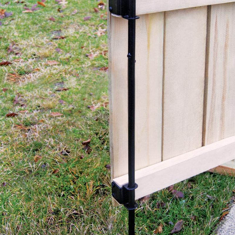 Heavy Duty Drop Rod, 24" H x 2.5" W x 3.3" D, Black