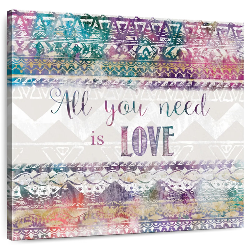 Boho Love, 10" H x 10" W
