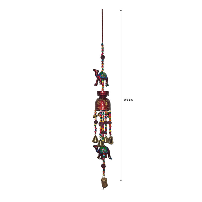 1 Red Bell 2 Camel Hanging Chime